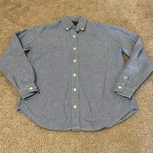 Lauren Ralph Lauren Petite Button Down Shirt Sz S Preppy Casual Office Career